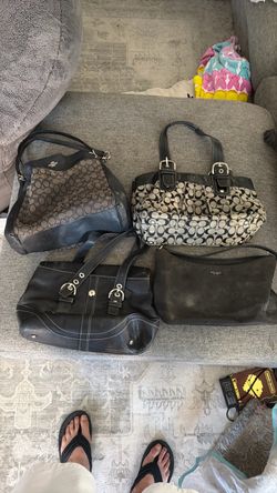 Coach and Kate Spade Handbag Lot of 4