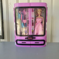 Barbie Wardrobe With Accessories And Barbie