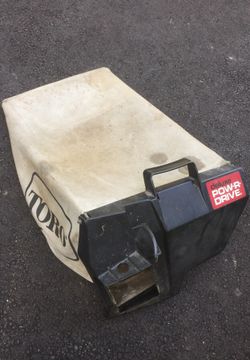 TORO lawnmower Collector Bag. deluxe POW-R DRIVE