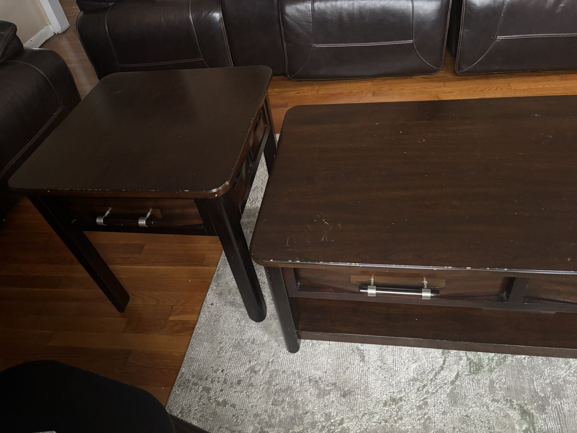 Brown living Room Table set