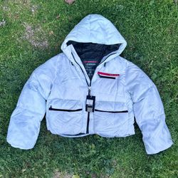 Prada Puffer Women’s Jacket x Crop Top