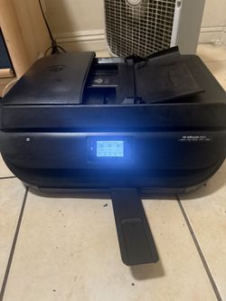 hp office jet 4652 printer with paper & ink