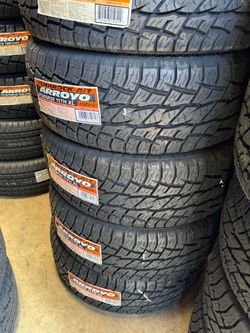 275/55R20 ARROYO tamarock a/t installation and balance include