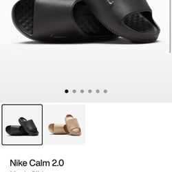 Nike Slides “Calm 2.0” Men Sz 10