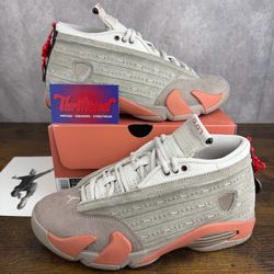 Air Jordan 14 Retro Low CLOT Terra Blush Terracotta Size 7 DC9857-200 Men’s Shoes OG Rare
