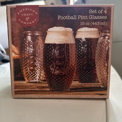 Football Pint Glasses