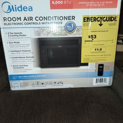 New Window Ac With Remote 6,000 Btu