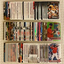 Boston Red Sox 110 Card Baseball Lot!