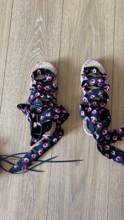 Prada flower espadrille