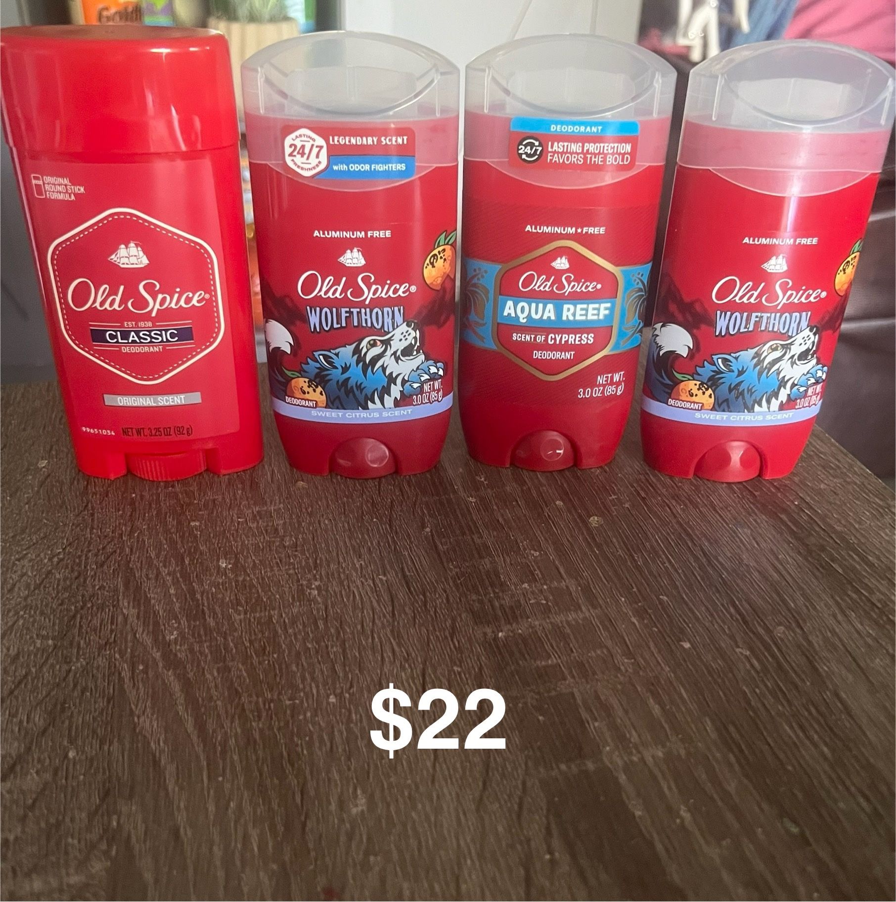 Old Spice Gel Deodorants