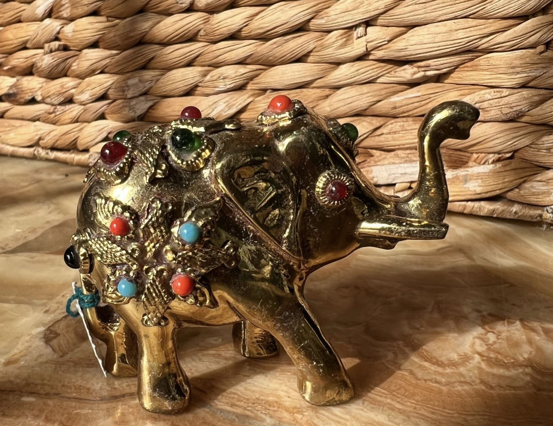 Mini Brass Elephant 