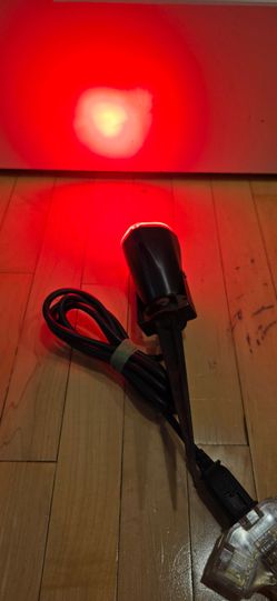 Halloween or Christmas Red Yard Spot Light