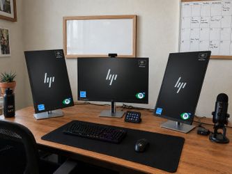 HP Rotating Monitors HDMI DisplayPort VGA USB