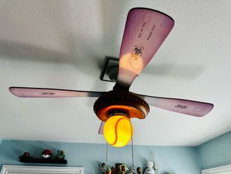 Hunter Big League Baseball Ceiling Fan 44
