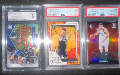 Luka Doncic Graded Basketball Card Lot of 3