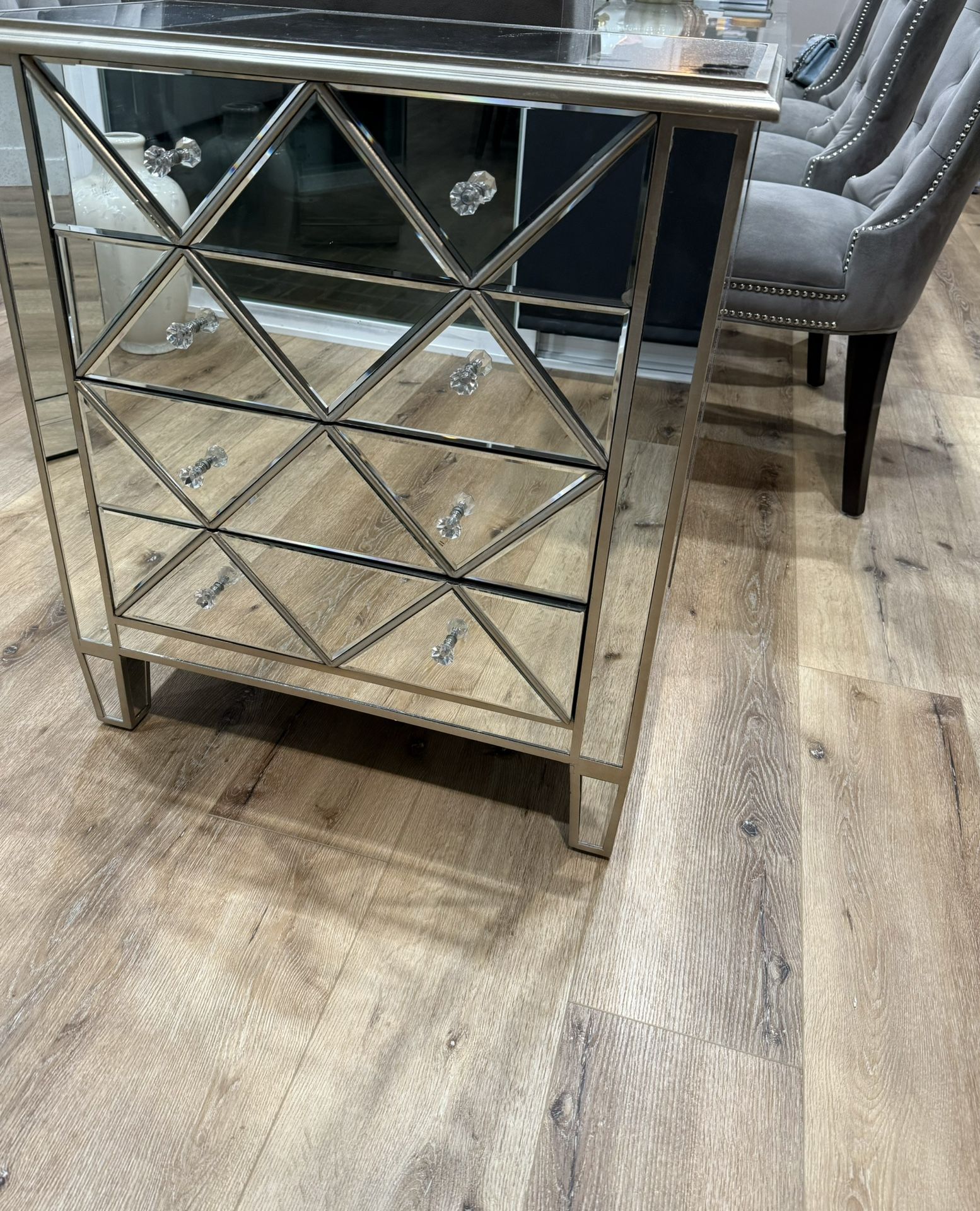 Mirrored Drawer Cabinet