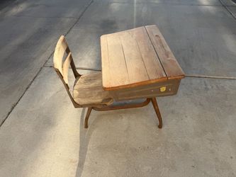 Vintage late 1930’s school desk