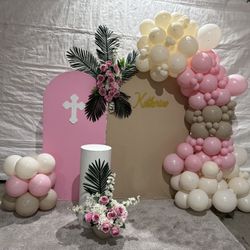 Bautizo Decorasion Con Globos