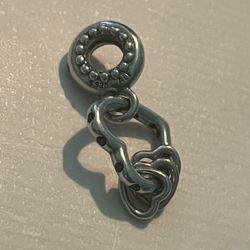 Rose Gold Heart charm 