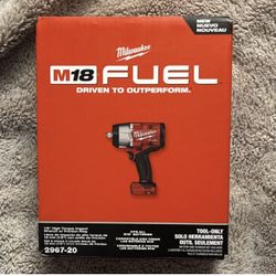Milwaukee M18 Fuel 2967-20 1/2" High Torque Brushless Impact Wrench 18V