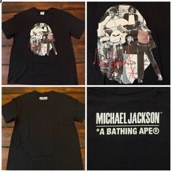Bape x Michael Jackson Album Ape Head Tee Shirt