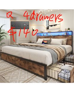 Queen size bed frame