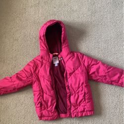 Pink Winter Jacket Old Navy Size 6-7