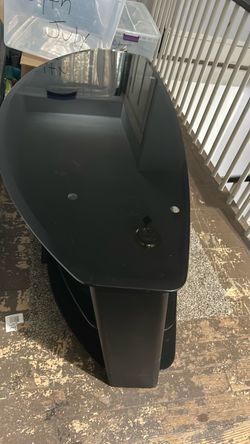 Black Glass TV Stands