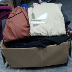 Dress Shirts, Regular Shirts, Pants Sizes Range From-- Slim and Medium