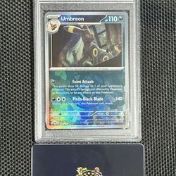 2025 POKEMON PRE EN #059 UMBREON GEM MT MASTER BALL REVERSE HOLO
