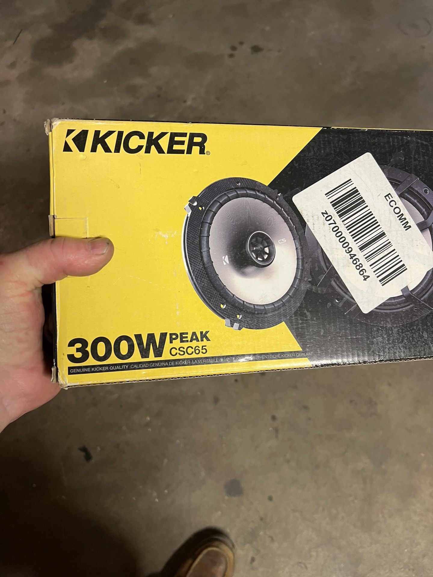 Kicker  6.5” 300w Coaxial Speakers