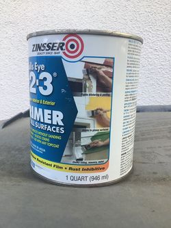 Zinsser Bulls Eye 1-2-3 White Interior/Exterior Primer (1 Qt)