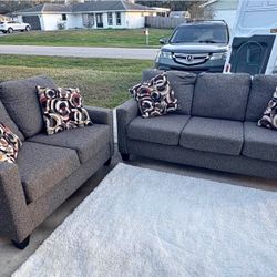 Couch And Pillow Set