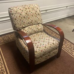 Cherry Wood Recliner - Super Nice Condition