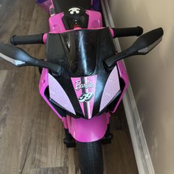 limited edition barbie motorcycle