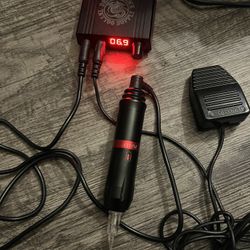 Atom/ Dragon Hawk Tattoo Gun+ Minimum Supplies 