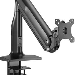 Monoprice Heavy-Duty Single-Monitor Full-Motion Adjustable Gas-Spring Desk Mount for 32-49 Inch Monitors - Workstream Collection