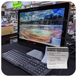 Dell Desktop Computer All In One Windows 10 System Keyboard Mouse Cd DVD Disc Reader 