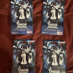 Union arena Solo Leveling sleeved boosters