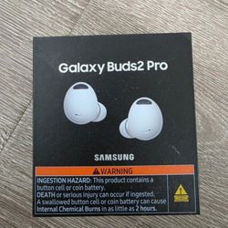 Brand New Galaxy Buds2 Pro White-Sealed
