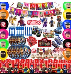Roblox Ultimate Birthday Party Decorations + Backdrop