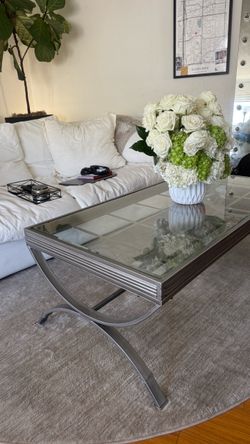 Glass Rectangle Coffee Table