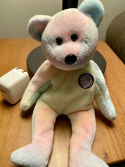 Ty Beanie Baby Birthday Bear