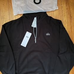 Alo Quarter Zip Black