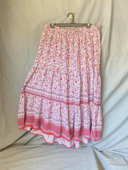 Knox Rose Women's Multi-Colored Paisley Skirt Size Large NWT