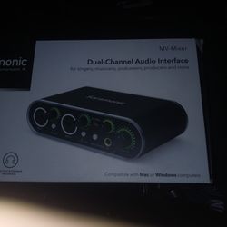 Dual Channel Audio Interface Mixer