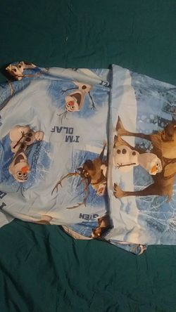 Olaf and Sven Twin Bed Sheets