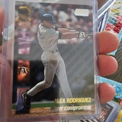 Alex Rodríguez 1999 Topps Stadium Club Never Compromise Insert Baseball Card 