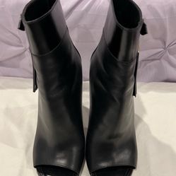 Louis Vuitton Open Toe Leather Boots