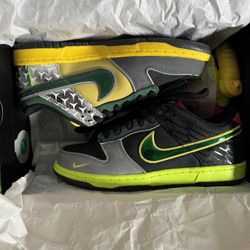 Nike Dunk Low What The Duck Home University Of Oregon Size 6.5